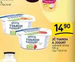 Flop JČ TVAROH A JOGURT vybrané druhy nabídka