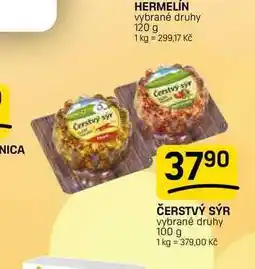 Flop ČERSTVÝ SÝR vybrané druhy nabídka
