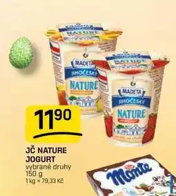 Flop JČ NATURE JOGURT vybrané druhy nabídka