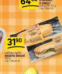 Flop BAGETA ŠKOLNÍ nabídka