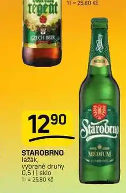 Flop STAROBRNO ležák, vybrané druhy nabídka