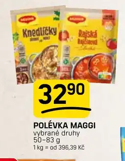 Flop Polévka Maggi nabídka