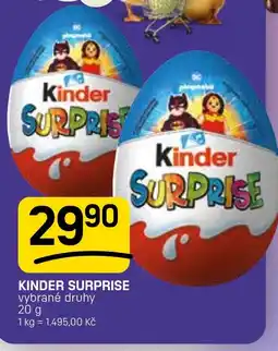 Flop Kinder surprise nabídka