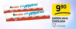 Flop Kinder maxi čokoláda nabídka