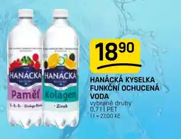 Flop Hanácká Kyselka funkční ochucená voda nabídka