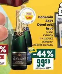 Billa Bohemia sekt nabídka