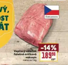Billa Vepřový váleček falešná svíčková nabídka