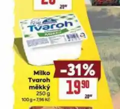 Billa Milko tavroh měkký nabídka