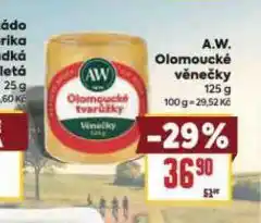 Billa A.w. olomoucké věnečky nabídka