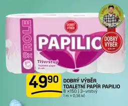 Flop Dobrý výběr Toaletní papír papilio nabídka