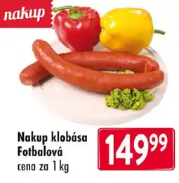 Qanto Nakup klobása Fotbalová nabídka