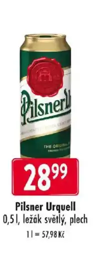 Qanto Pilsner Urquell nabídka