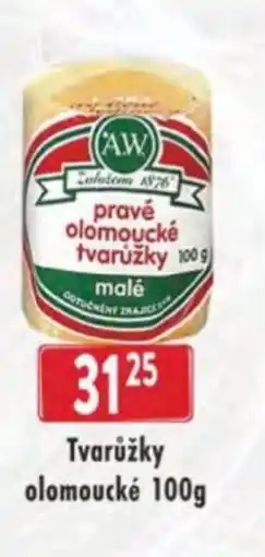 Astur&Qanto Tvarůžky olomoucké nabídka