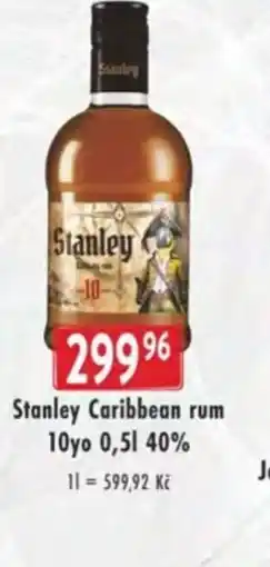 Astur&Qanto Stanley Caribbean rum 10yo 40% nabídka