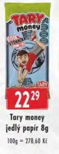 Astur&Qanto Tary money jedlý papír nabídka