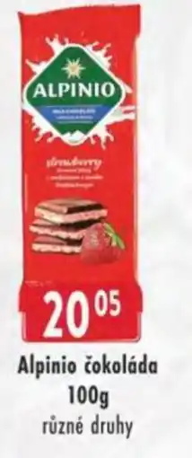 Astur&Qanto Alpinio čokoláda nabídka