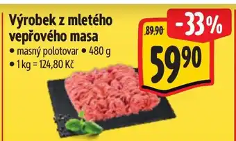 Albert Výrobek z mletého vepřového masa nabídka