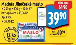 Albert MADETA Jihočeské máslo nabídka