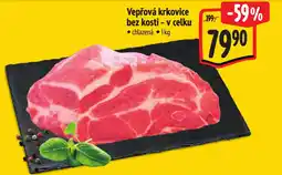 Albert Vepřová krkovice bez kosti - v celku nabídka