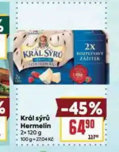 Billa Král sýrů hermelín nabídka