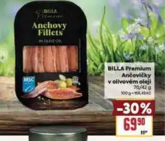 Billa Billa premium ančovičky v olivovém oleji nabídka