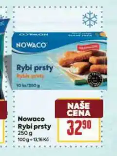 Billa Nowaco rybí prsty nabídka