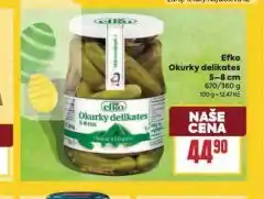 Billa Efko okurky delikates 5-8 cm nabídka
