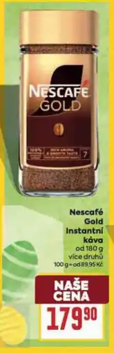 Billa Nescafé gold instantní káva nabídka