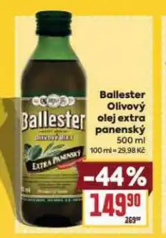 Billa Ballester olivový olej extra panenský nabídka