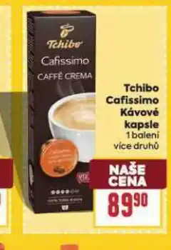Billa Tchibo cafissimo kávové kapsle nabídka