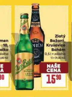 Billa Pivo zlatý bažant nabídka
