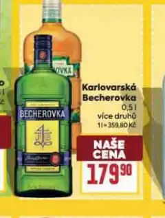 Billa Karlovarská becherovka nabídka