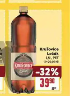 Billa Krušovice ležák nabídka