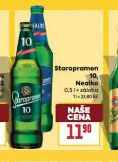 Billa Pivo staropramen nealko nabídka