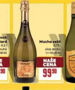 Billa Mucha sekt nabídka