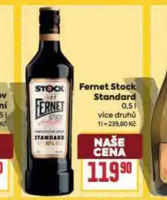 Billa Fernet stock standard nabídka