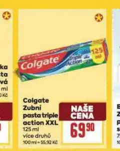 Billa Colgate zubní pasta nabídka