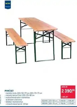 Makro Pivní set nabídka