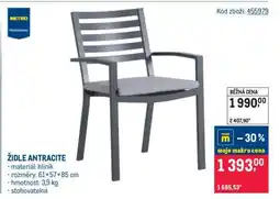 Makro ŽIDLE ANTRACITE nabídka