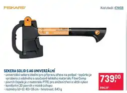 Makro SEKERA SOLID S A6 UNIVERZÁLNÍ nabídka