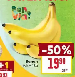 Billa Banán volný, 1 kg nabídka