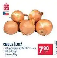 Makro Cibule žlutá nabídka