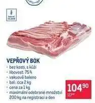 Makro Vepřový bok nabídka
