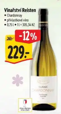 Albert Vinařství Reisten Chardonnay nabídka
