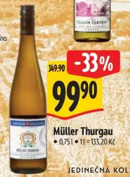 Albert Müller Thurgau nabídka