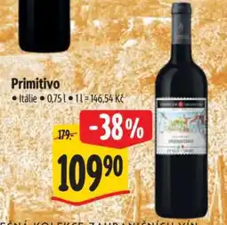 Albert Primitivo nabídka