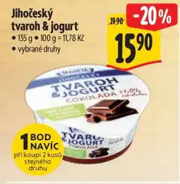 Albert Jihočeský tvaroh & jogurt nabídka