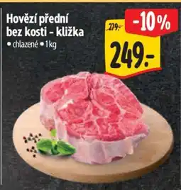Albert Hovězí přední bez kosti – kližka nabídka