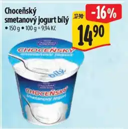 Albert Choceňský Smetanový jogurt bílý nabídka