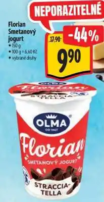 Albert Florian Smetanový jogurt nabídka